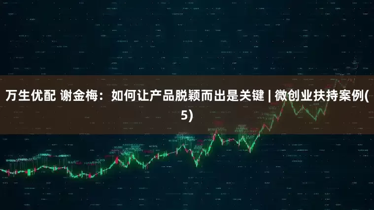 万生优配 谢金梅：如何让产品脱颖而出是关键 | 微创业扶持案例(5)